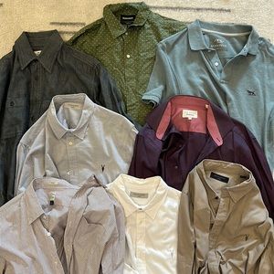 Men’s button down shirts - AllSaints bonobos Ted baker rod & Gunn j crew SM&L